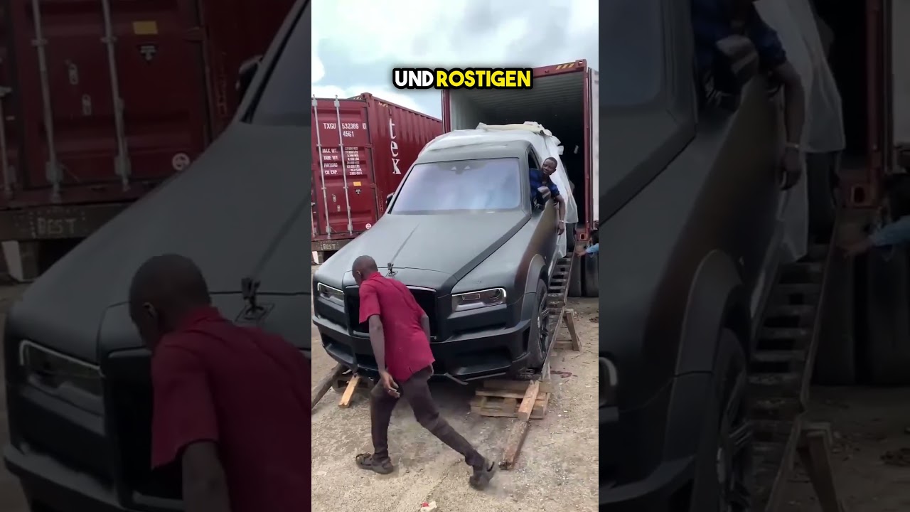 Eine Etwas Andere Transportmethode Für Luxusautos 🚗