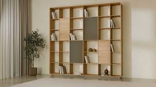 X/O-Link Modular Storage System | Flexible Solid Oak Solutions by BeOak screenshot 2