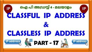 CLASSFUL IP ADDRESS & CLASSLESS IP ADDRESS - PART - 17