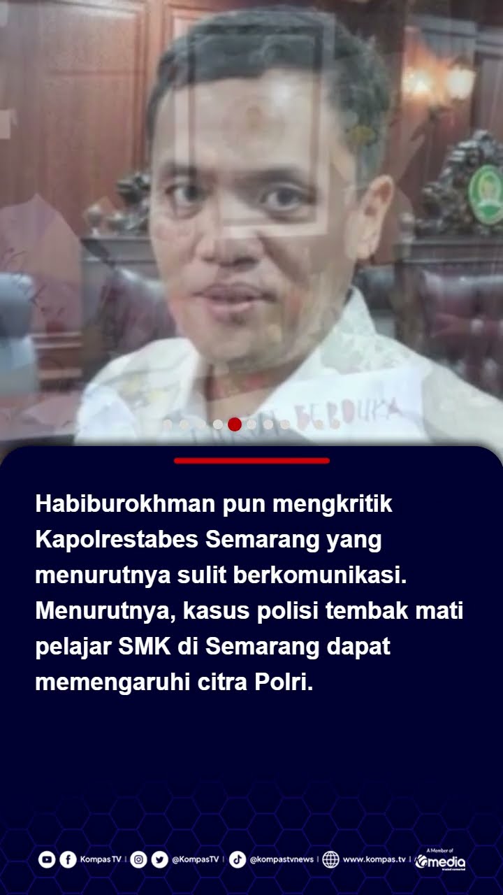 Komisi III DPR Panggil Kapolrestabes Semarang Buntut Seenaknya Klaim Gangster #polisitembaksiswa