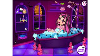 NEW Мультик онлайн для девочек—Дракулаура макияж—Игры для детей screenshot 5