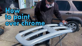 How To Paint Over Chrome | BKG