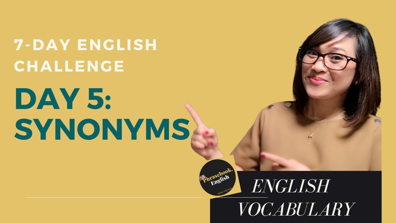 🆕Easy To Use Synonyms English_Day 5 👉 How To Memorize English