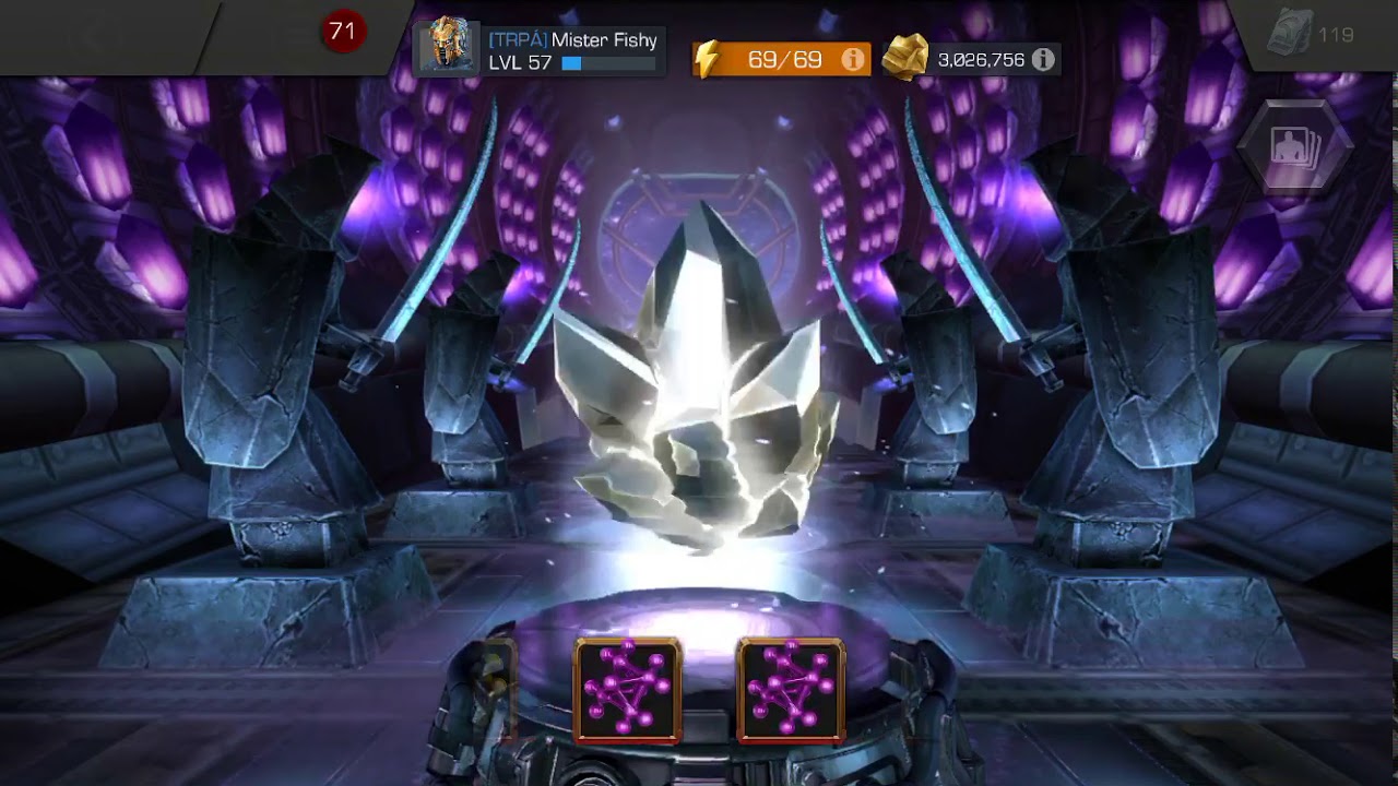 Marvel Contest of Champions : T4CC Crystal Opening .