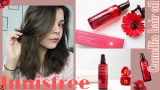 Innisfree Camellia Essential Hair Oil Serum Review I Favorite Hair Oil 2020