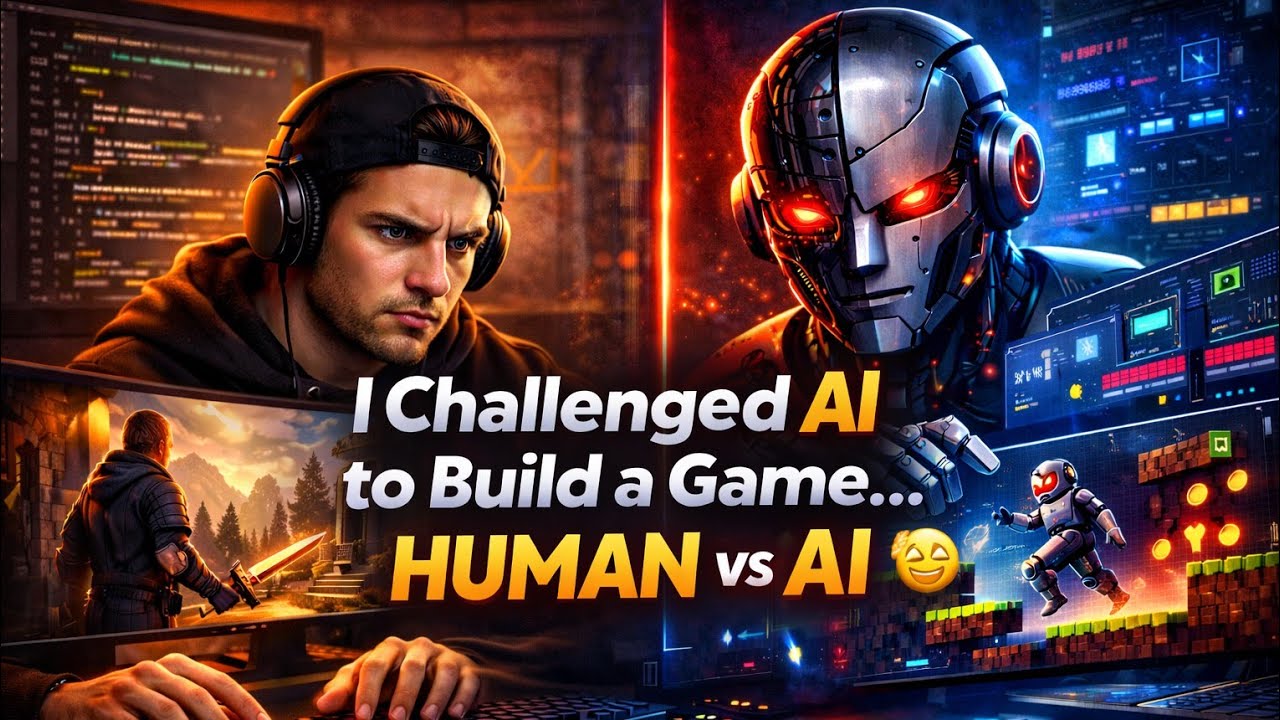 I Challenged AI to Build a Game… Human vs AI 🤯