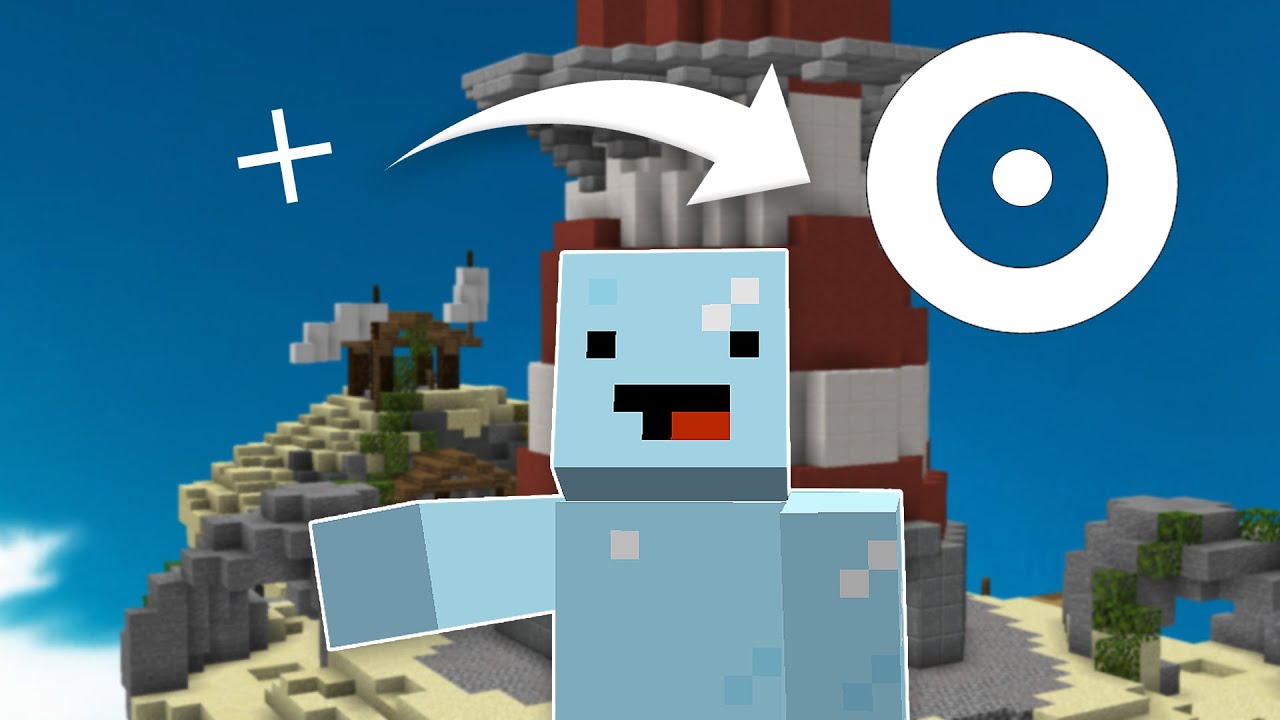 I played Hypixel Bedwars with the LARGEST CROSSHAIR...