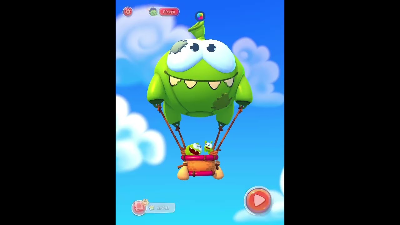 Cut the Rope 3 episode 1 on iPad