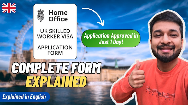 How to Fill Skilled Worker Visa Application Form in 2025 🇬🇧 thumbnail