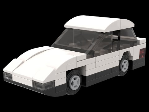 LEGO】4wlc一昔前(風)のスポーツカー FREE INSTRUCTION-Turorial【MOC