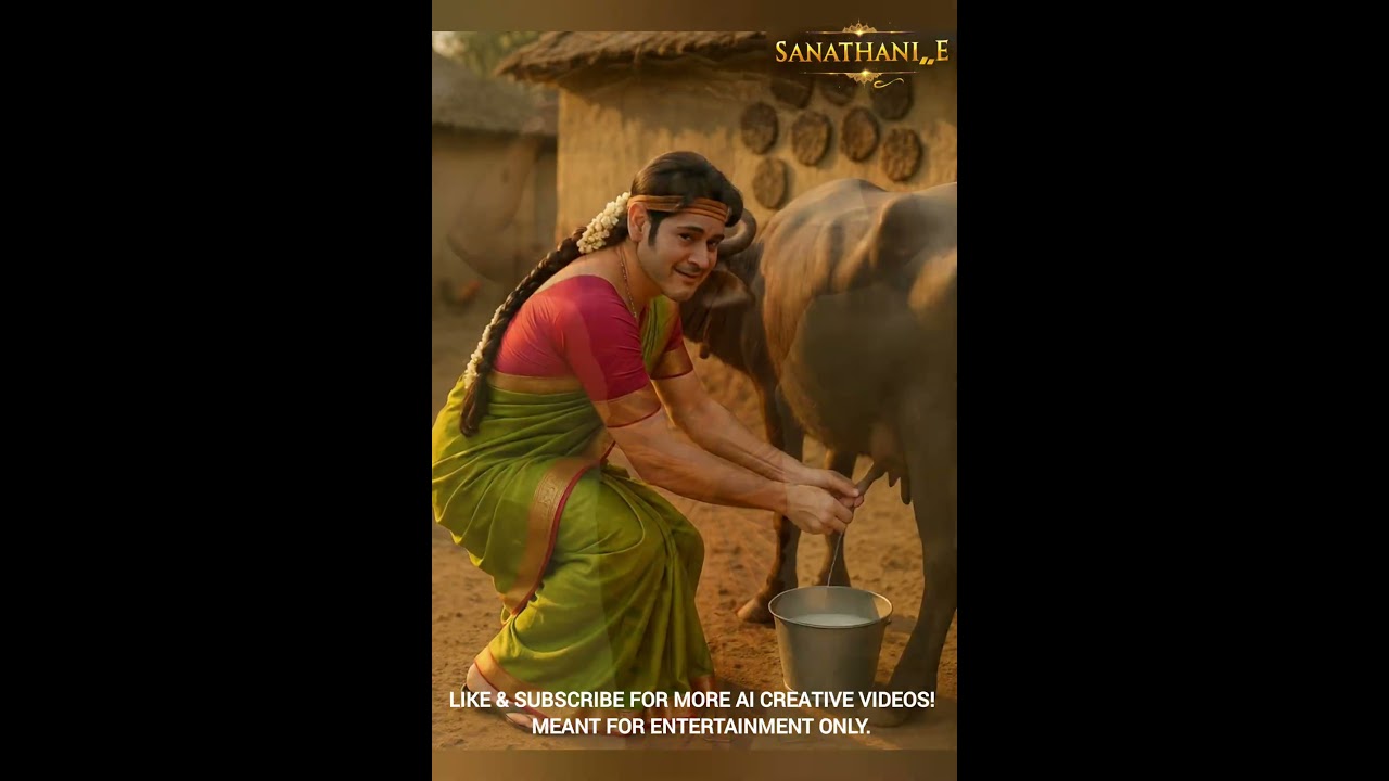 What if top Tollywood Heroes in Saree Look, This is fictional  AI-generated. Fan Made Art.