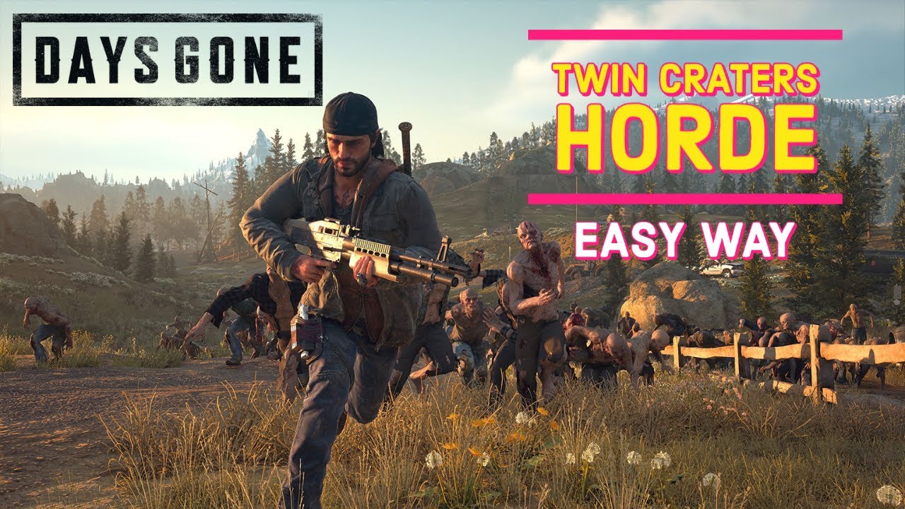 Conquer the Twin Craters Horde in Days Gone! Easy Horde Killer Method