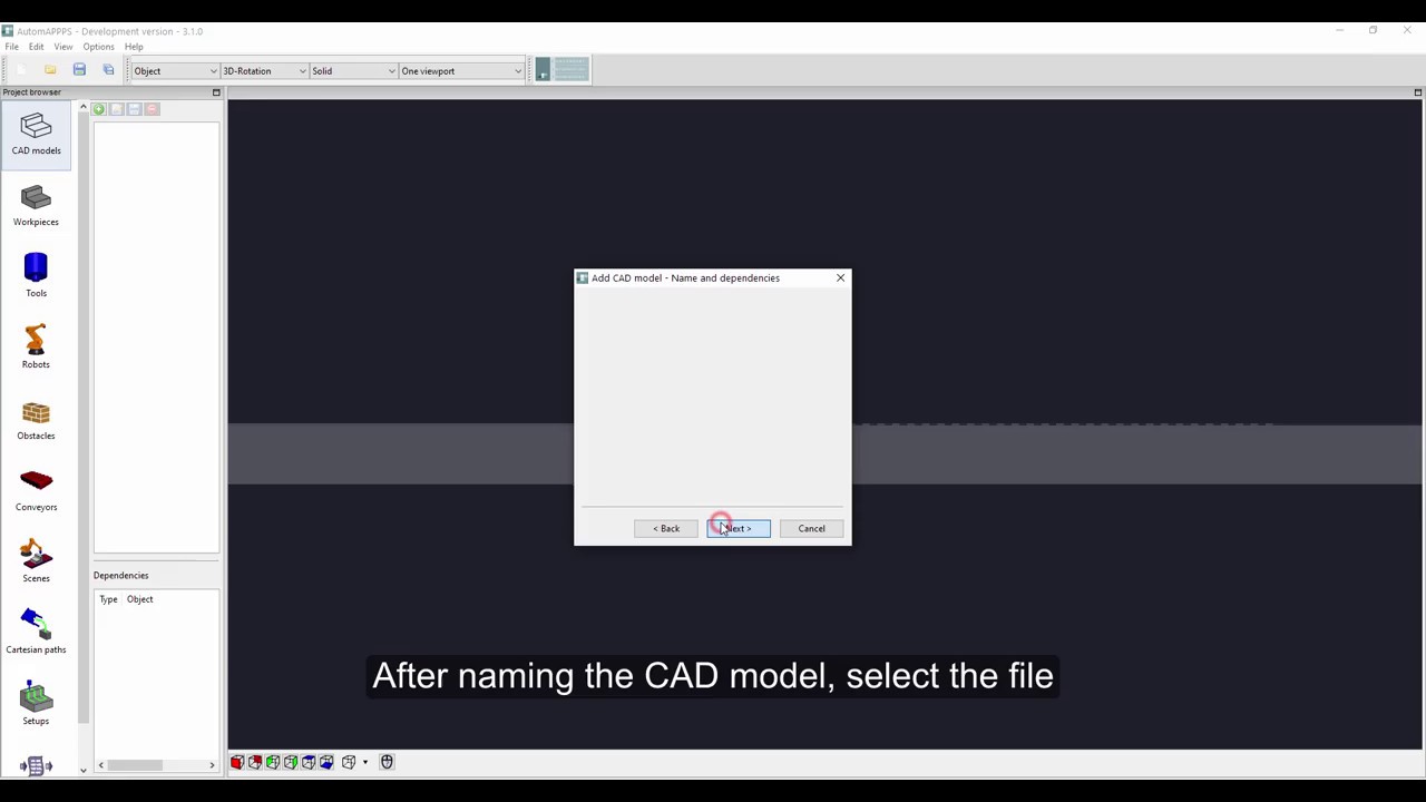 AUTOMAPPPS robot programming Chapter 1 sec. 1.1: loading CAD - YouTube