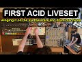 FIRST ACID LIVESET, winging it on the synthesizers and drum machines 🎛️👀