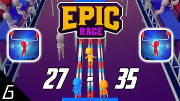 Epic Race 3D | Gameplay Walkthrough | Level 27 - 35 + Bonus (iOS, Android)
