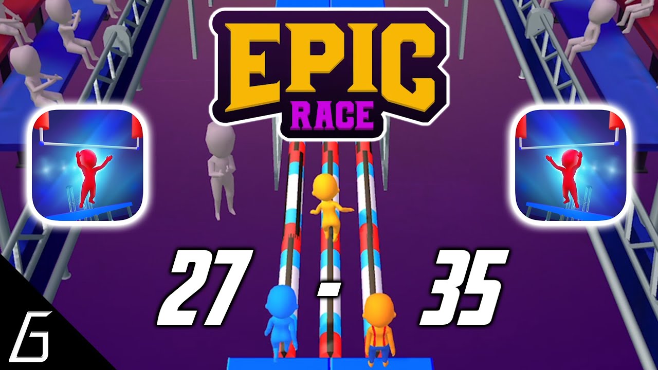 Epic Race 3D Gameplay Walkthrough Level 27 35 Bonus iOS Android YouTube
