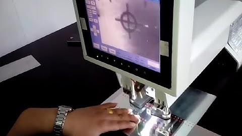 Semi-automatic CCD Guide Hole Puncher #CCD #Puncher FPC