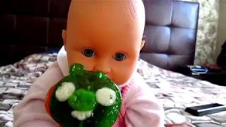 Born Doll Steals Chips and Candy Johny Johny Yes Papa Nursery Rhymes Songs