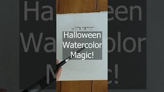 Halloween Watercolor Magic