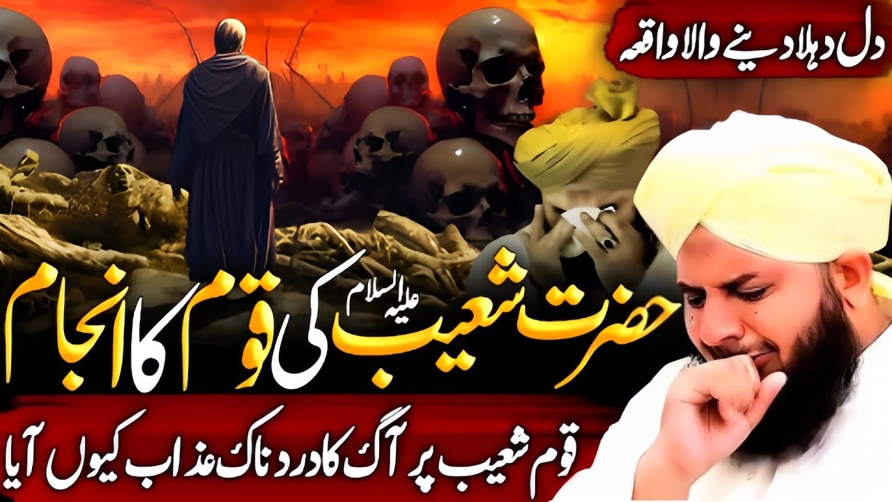 Hazrat Shoaib {A.S} Ki Qaum Ka Dardnak😱 Anjam | Emotional Bayan | Ajmal Raza Qadri 