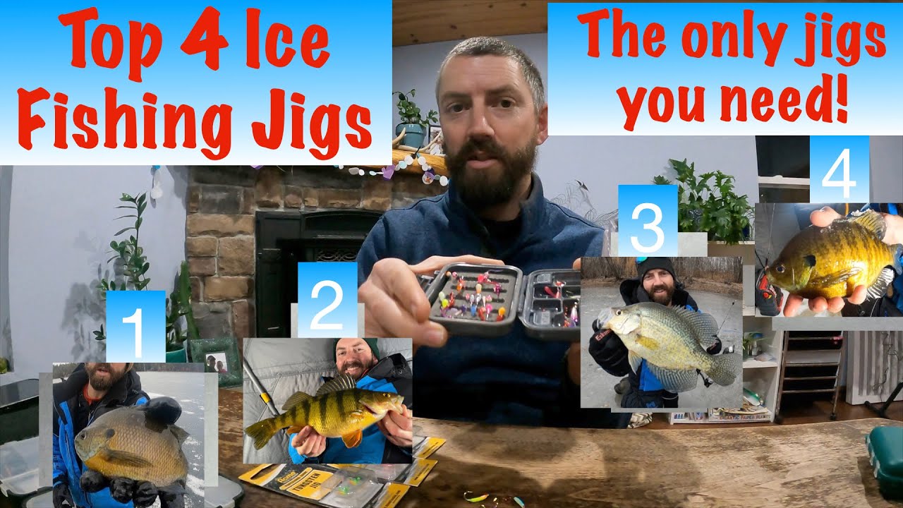 Top 4 Jigs for Ice Fishing! The only jigs you need to have in your box! 