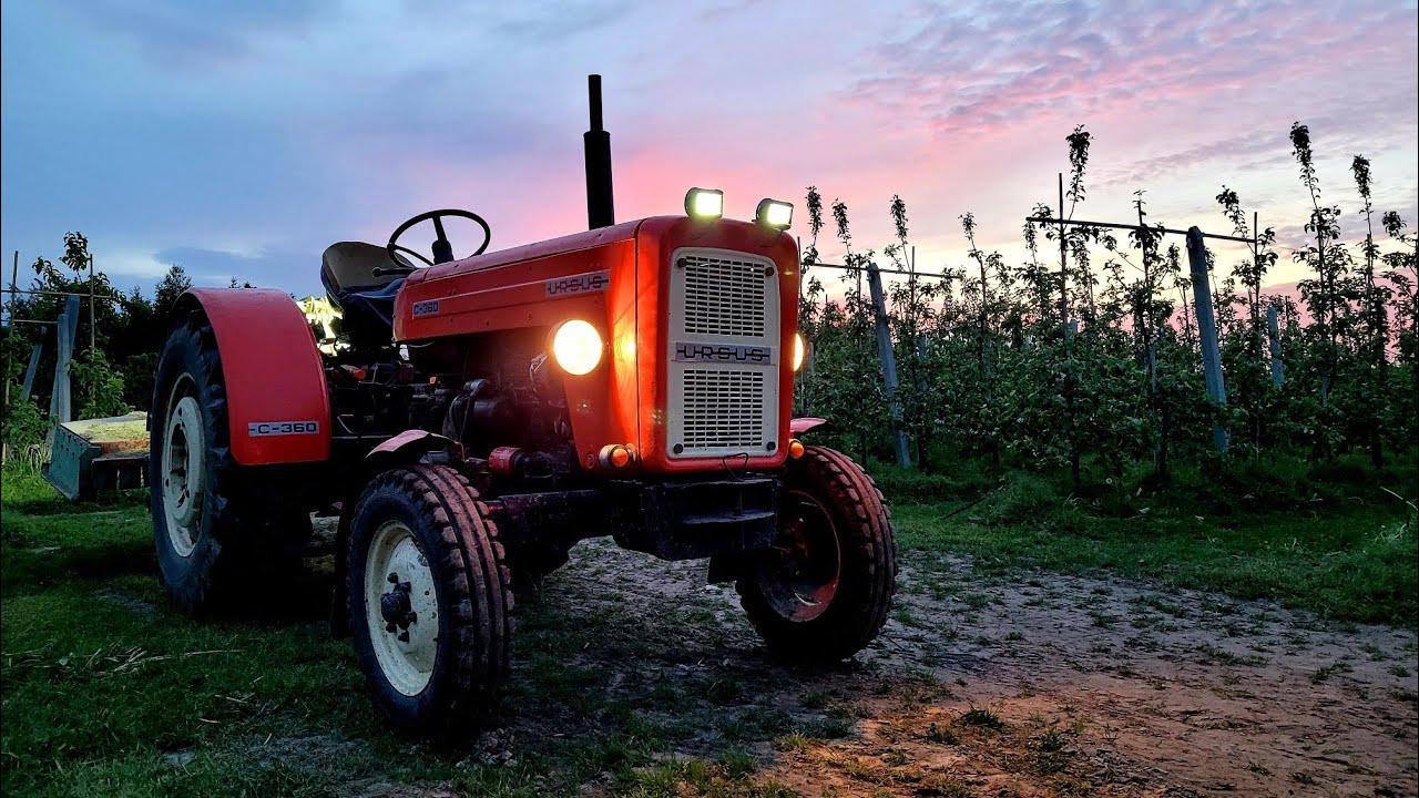 Koszenie trawy Ursus C-360 [Engine sound]