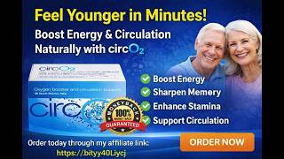 Feel Younger in Minutes! Boost Energy &amp; Circulation Naturally with circO₂