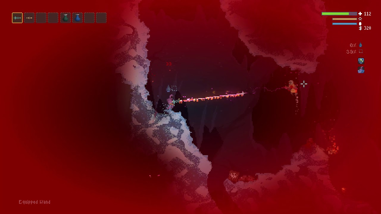 Noita Only first spell(spark bolt) run YouTube