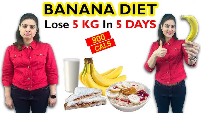 Summer Banana Diet Plan To Lose 4 Kgs In 3 Days, 100 % Effective Fat Loss