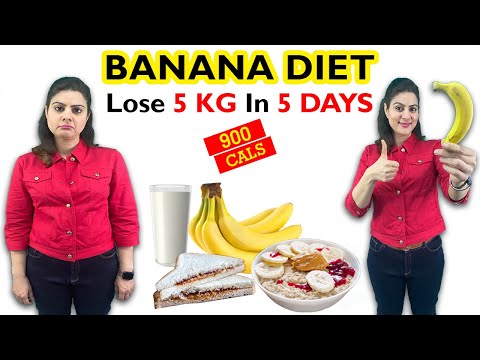 easy-banana-diet-plan-for-weight-loss-&-detox-|-900-calorie-diet-plan-|-lose-5-kgs-in-5-days-diet