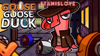 Тяжелая жизнь ШЕРИФА | GOOSE GOOSE DUCK #goosegooseduck #amongus #игры