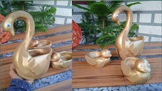 Cara membuat angsa / DIY Swan with beloved child showpiece