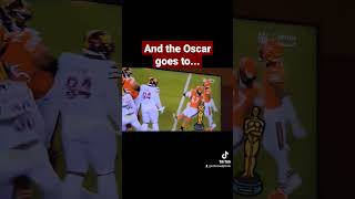 Get that man an Oscar #football #nfl #drama #sports #acting #fake #shorts #reels #commanders  #Bears