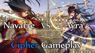Fire Emblem 0 Cipher Gameplay: Navarre vs Ayra