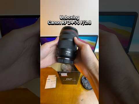 Unboxing Canon RF