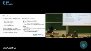 sec4dev 2019 – Keynote: Decentralized Identifiers (DIDs) – Markus Sabadello
