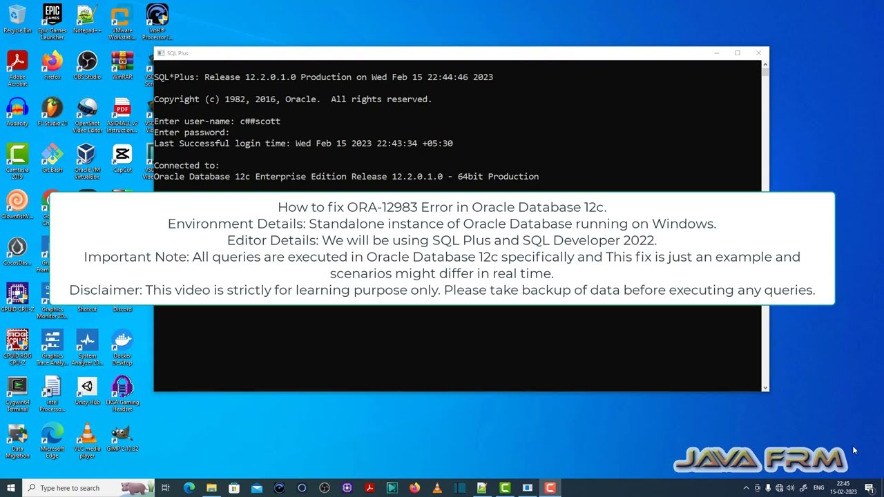 ORA-12983: cannot drop all columns in a table - Oracle Database 12c Error Messages