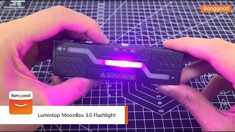 Lumintop MoonBox 3.0 1200LM 112M Range Smart Flat Flashlight - Shop on Banggood