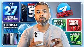 Android 17 stable,Redmi turbo 5 & Xiaomi 17t, elegram ban,Global smartphone sale, Oneplus price hike screenshot 3