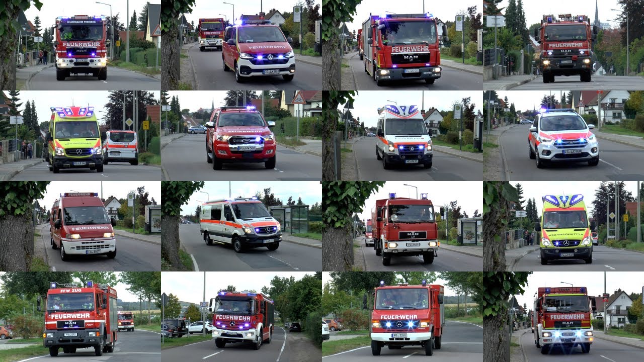 [GASALARM] EINSATZFAHRTEN KATASTROPHENSCHUTZÜBUNG MITTELSACHSEN BEI SILTRONIC AM 11.09.2021