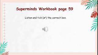 Superminds Workbook Page 59