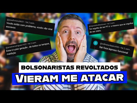Responding to Bolsonaro supporters who attacked me in the comments.