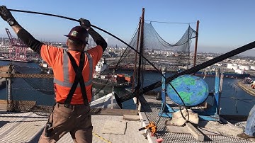 Stringing a Cable Strand