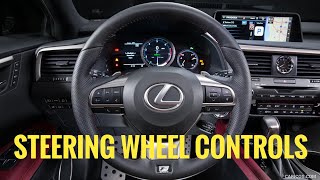 2022 Lexus RX350 Steering Wheel Controls Explained