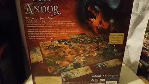 LEGENDS OF ANDOR Board Game Back Cover 04.04.20