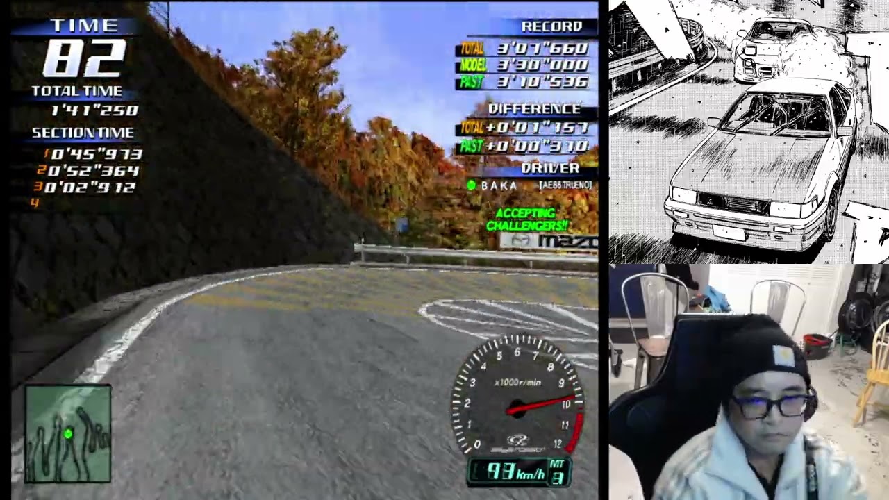 Initial D v3 - BAKA AE86 Irohazaka DH Dry 3'10"306