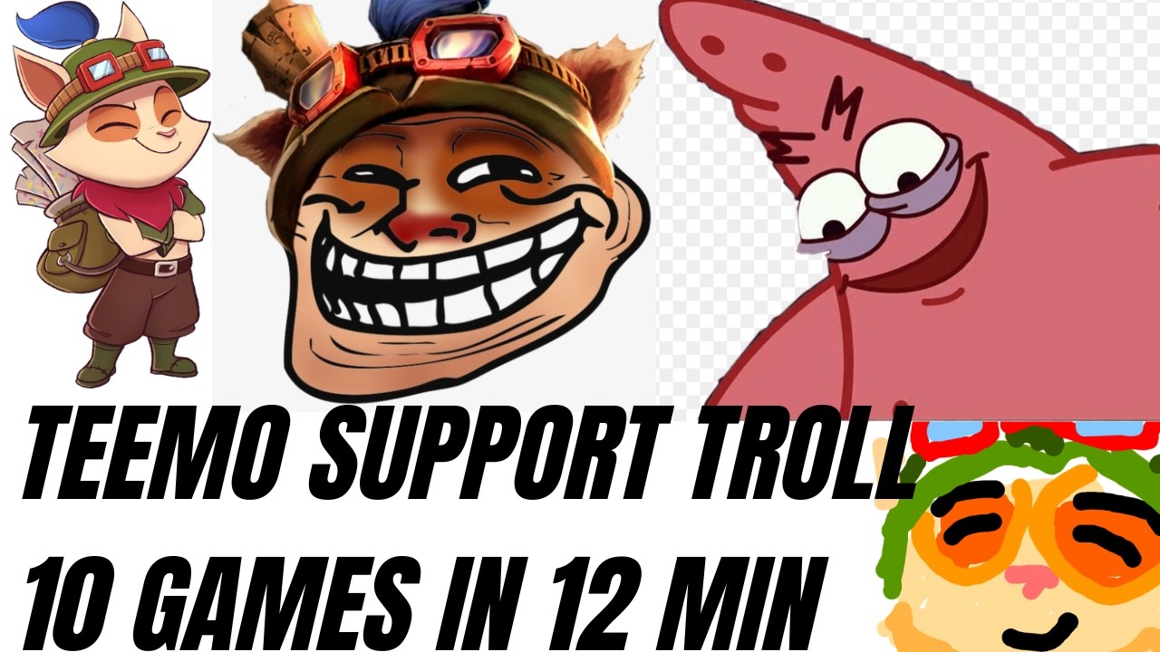 I PLAYED TEEMO SUPPORT 10 TIMES, HERE'S WHAT HAPPENED