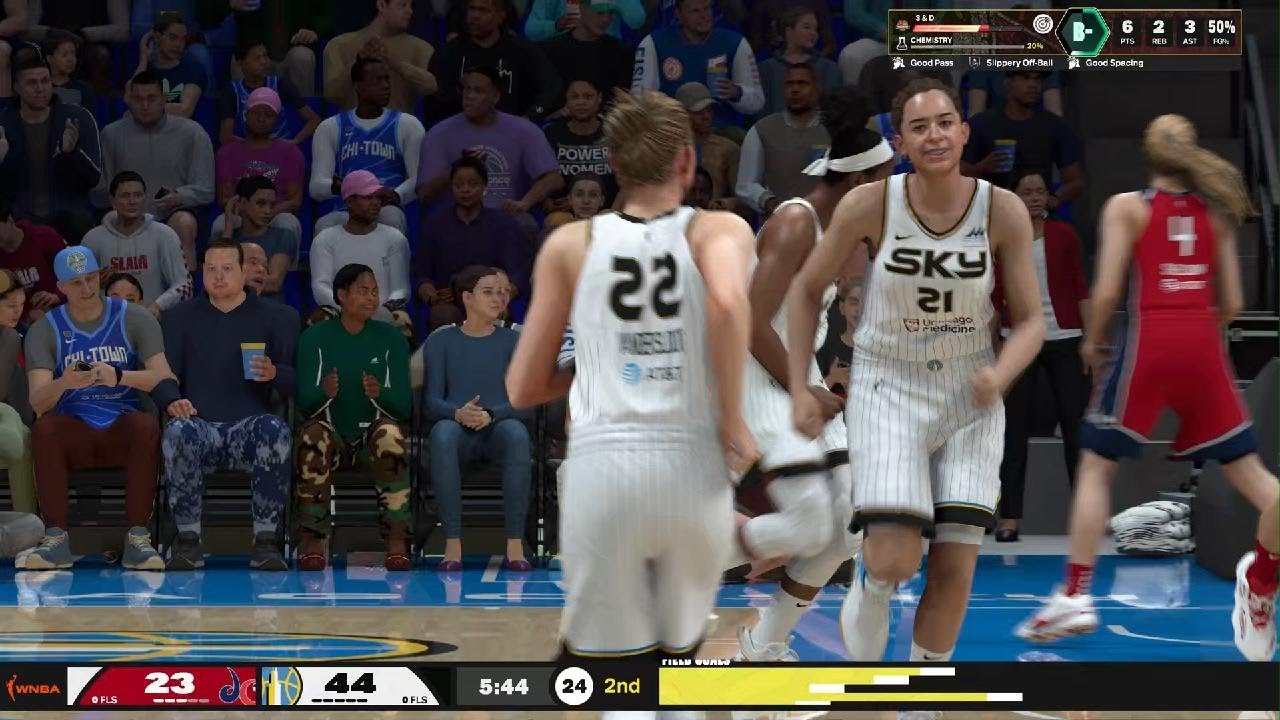 NBA 2K26 WNBA Mycareer - Candace Scores 26 points in win over Washington Mystics PS5