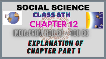 |CLASS 6TH| HISTORY|PSEB|CHAPTER  12[INDIA:FROM 600B.C. -400 B.C.]