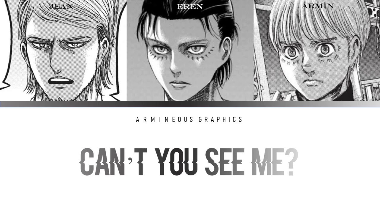 How Would The Attack on Titan Boys Sing TXT's 'Can't You See Me'?